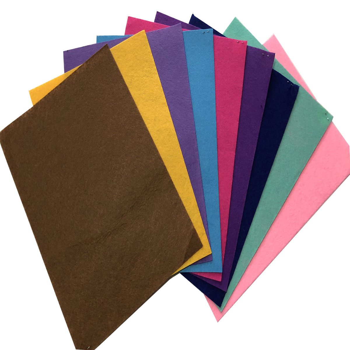 12 COUPONS TISSU NON TISSE COLORIS ASSORTIS