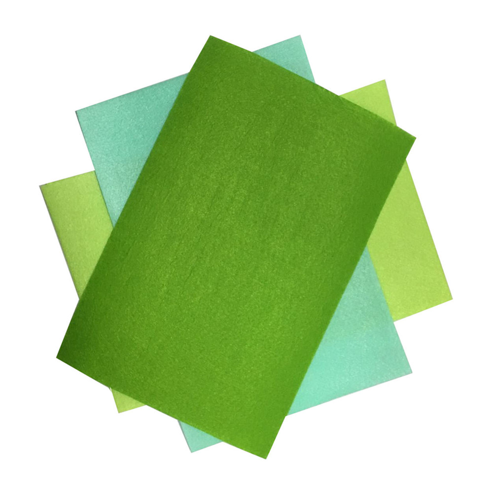 CMCYILING Green Felt Sheets 1 MM Thicknes, Non-Woven Fabric