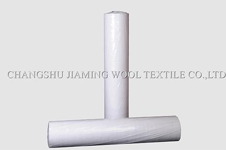 White Sticky Back Painter Felt Fabric Rolls With Pe Foil