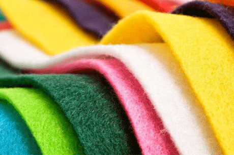 Multi Color Felt Fabric 1mm Non Woven Polyester Cloth