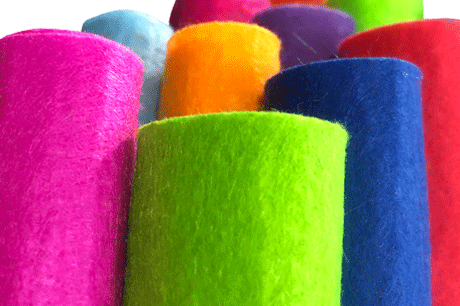 Polyester non woven geotextile fabric roll needle punched felt