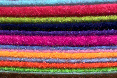 100% Polyester carpet needle punched fabric roll wholesale acrylic felt fabric black